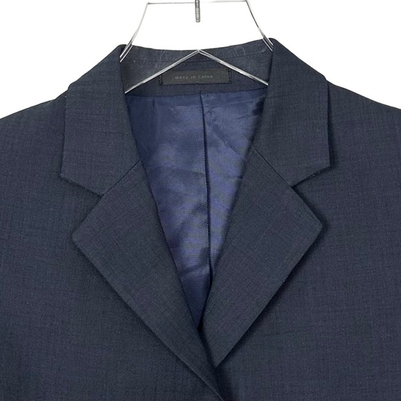 R.J. Classics Girl’s 18R Hampton Blue Label Show Coat Navy Herringbone - Picture 2 of 10